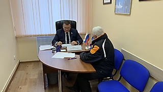 Провел очередной прием граждан в региональной общественной приемной Председателя партии «Единая Россия» Д. А. Медведева