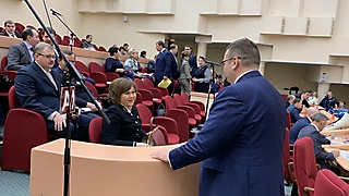 Участие в очередном заседании областной Думы