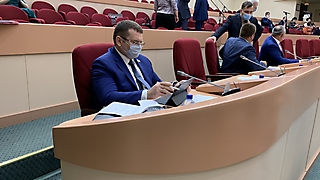 Участие в заседании областной Думы