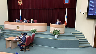 Участие в заседании областной Думы