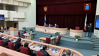 Участие в заседании Саратовской областной Думы