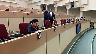 Заседание рабочей группы по выработке предложений по поддержке промышленных предприятий и субъектов МСП в условиях санкционных ограничений.