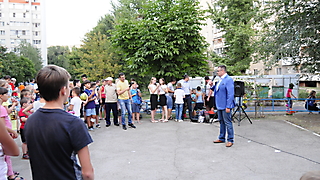 Открылась спортплощадка на улице Кавказской, д.д. 2,4